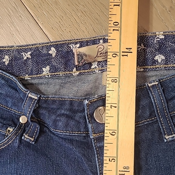 Paige Jeans Women's sz 27 Low Rise Flare Jeans Style # 0102-0047 - Picture 12 of 15